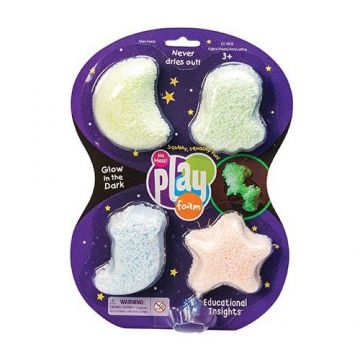Set Spuma de Modelat Reflectorizanta Educational Insights Playfoam 4 Bucati
