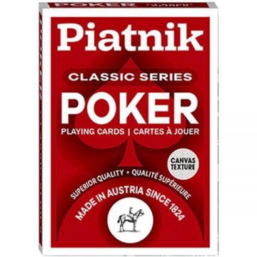 Carti de joc piatnik - Poker classic series red
