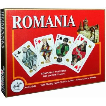 Carti de joc - Romania - Pachet dublu