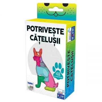 Joc educativ - Potriveste catelusii