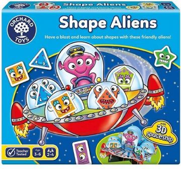 Joc educativ: Shape Aliens. Forme de extraterestrii