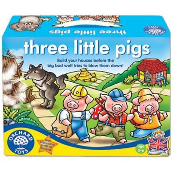 Joc educativ - Three Little Pigs. Cei trei purcelusi