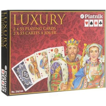 Pachet dublu carti de joc piatnik - Luxury