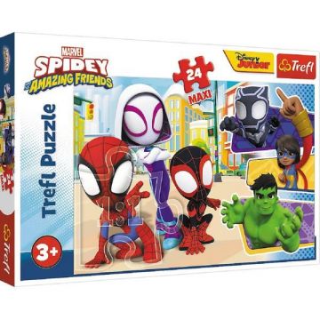 Puzzle 24 maxi. Spidey si prietenii lui extraordinari