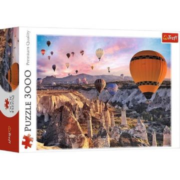 Puzzle 3000. In aer cu balonul