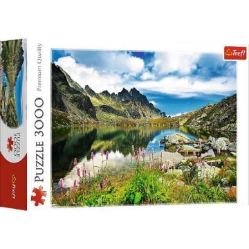 Puzzle 3000. Lac in muntii Tatra. Slovacia