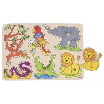 Puzzle animale gradina zoologica,7Toys