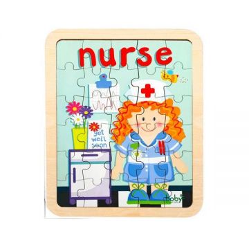 Puzzle Meserii - Doctor, 7Toys