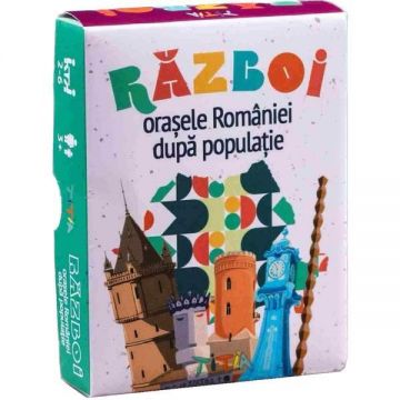 Razboi. Orasele Romaniei dupa populatie. Joc de carti