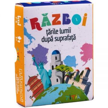 Razboi. Tarile lumii dupa suprafata. Joc de carti