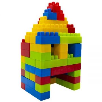 Set de constructie, cuburi, 130 piese,7Toys