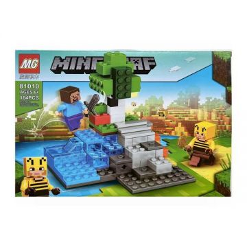Set de constructie MG, My World of Minecraft, 164 piese