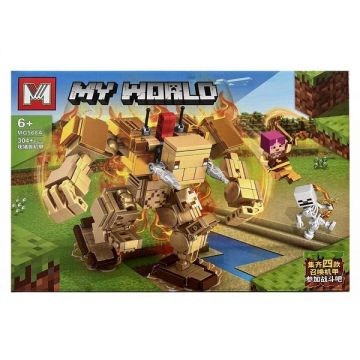 Set de constructie MG, My World of Minecraft - Robot, 304 piese