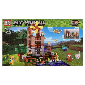 Set de constructie PRCK, MY World of Minecraft, 444 piese