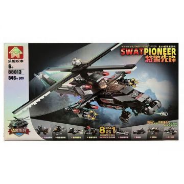 Set de constructie SWAT Pioneer, Elicopter 8 in 1, 546 piese