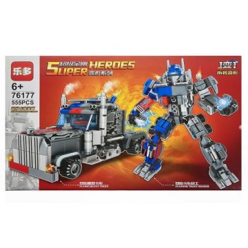 Set de constructie Transformers - Optimus Prime, 555 piese