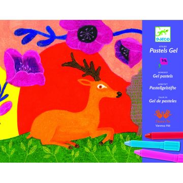 Atelier creativ desen animale salbatice Djeco