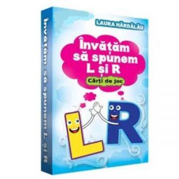 Invatam sa spunem L si R - carti de joc, 7Toys