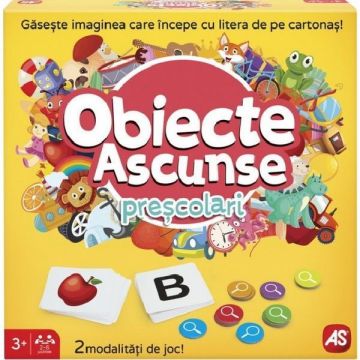 Joc educativ: Obiecte ascunse. Prescolari