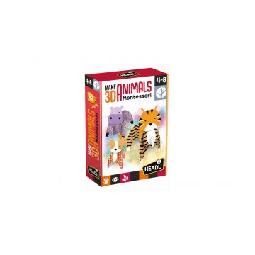Joc montessori animale 3D Headu