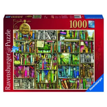 Puzzle adulti si copii Libraria Bizara 1000 piese Ravensburger