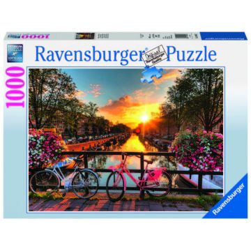 Puzzle copii si adulti Amsterdam 1000 piese Ravensburger