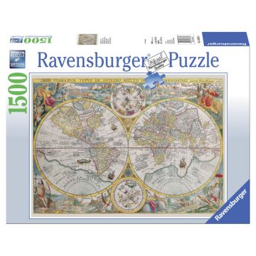Puzzle copii si adulti Harta Istorica 1500 piese Ravensburger