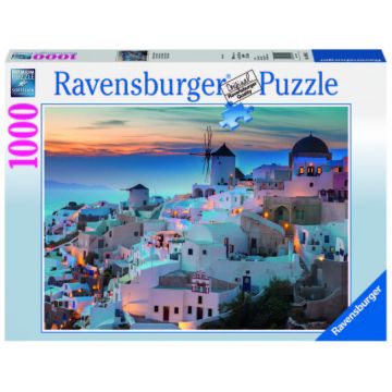 Puzzle copii si adulti Santorini 1000 piese Ravensburger