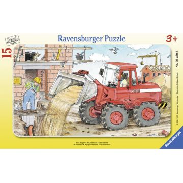 Puzzle Excavator 15 piese Ravensburger