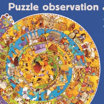 Puzzle observatie evolutie Djeco
