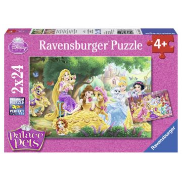 Puzzle Palace Pets 2X24 piese Ravensburger