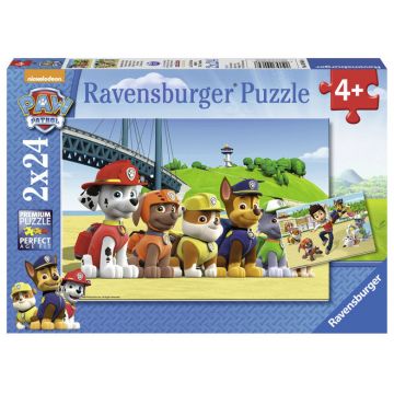 Puzzle patrula catelusilor 2X24 piese Ravensburger