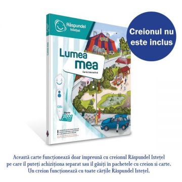 Raspundel Istetel, Carte Lumea Mea(creionul nu este inclus)
