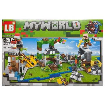 Set de constructie LB Minecraft My World, 433 piese tip lego