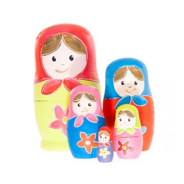 Set de pictat papusi matrioshka Egmont