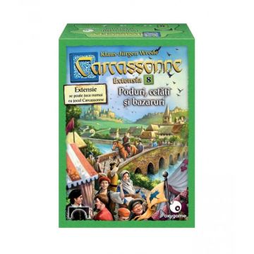 Carcassonne - Extensia 8: Poduri, cetati si bazaruri (RO) Carcassonne - Extensia 8: Poduri, cetati si bazaruri (RO)