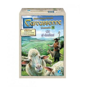 Carcassonne - Extensia 9: Oi si dealuri (RO) Carcassonne - Extensia 9: Oi si dealuri (RO)