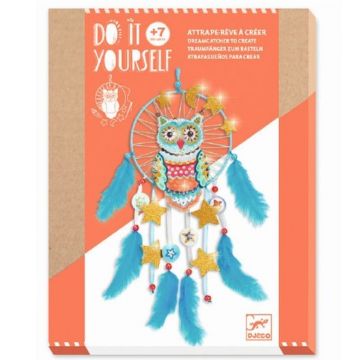 Joc creativ dreamcatcher cu sclipici set DIY Djeco