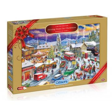 Puzzle 1000 piese - Conducand de Craciun Puzzle 1000 piese - Conducand de Craciun