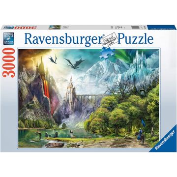 Puzzle adulti domnia dragonilor 3000 piese Ravensburger