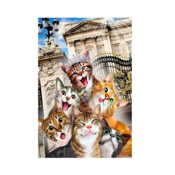 Puzzle din lemn - Kittens in London - 150 piese Puzzle din lemn - Kittens in London - 150 piese
