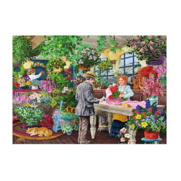 Puzzle din lemn - The Florist s - 200 piese Puzzle din lemn - The Florist s - 200 piese