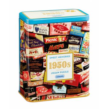 Puzzle in cutie metal 500 piese - Dulciurile anilor 1950