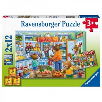 Puzzle magazin alimentar 2x12 piese Ravensburger
