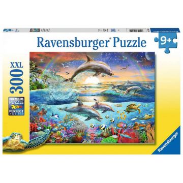 Puzzle paradisul delfinilor 300 piese Ravensburger