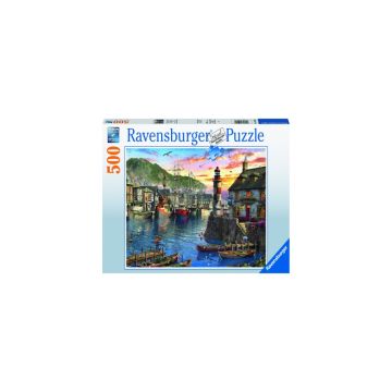 Puzzle Port la rasarit 500 piese Ravensburger