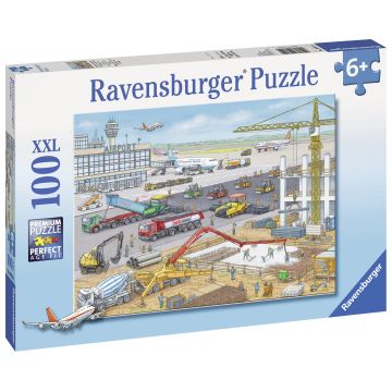 Puzzle santier pe aeroport 100 piese Ravensburger