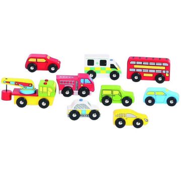 BigJigs Toys Colectia mea de vehicule