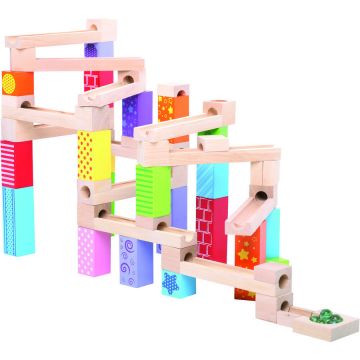 BigJigs Toys Marble Run din lemn