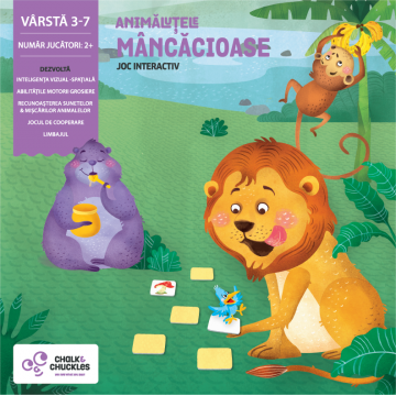Chalk and Chuckles Joc interactiv - Animalutele mancacioase